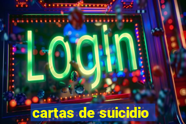 cartas de suicidio